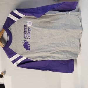 NWOT Third Street Amherst College Mammoths Girls sz YL long sleeve shirt